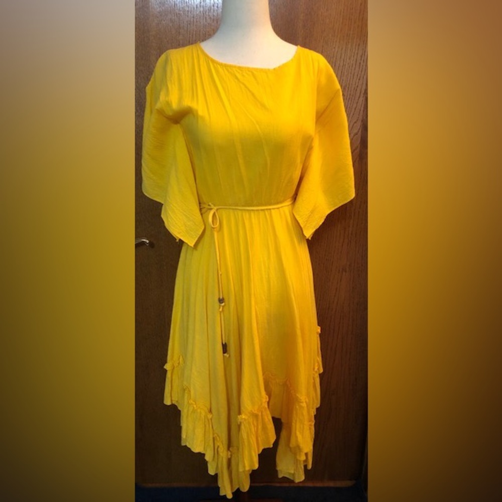 Marigold Yellow Lightweight Summer Dress